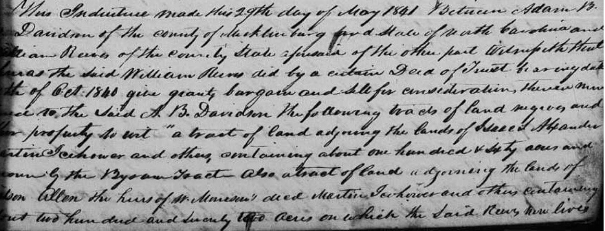 Rives, William II 29 May 1841 from Adam B Davidson